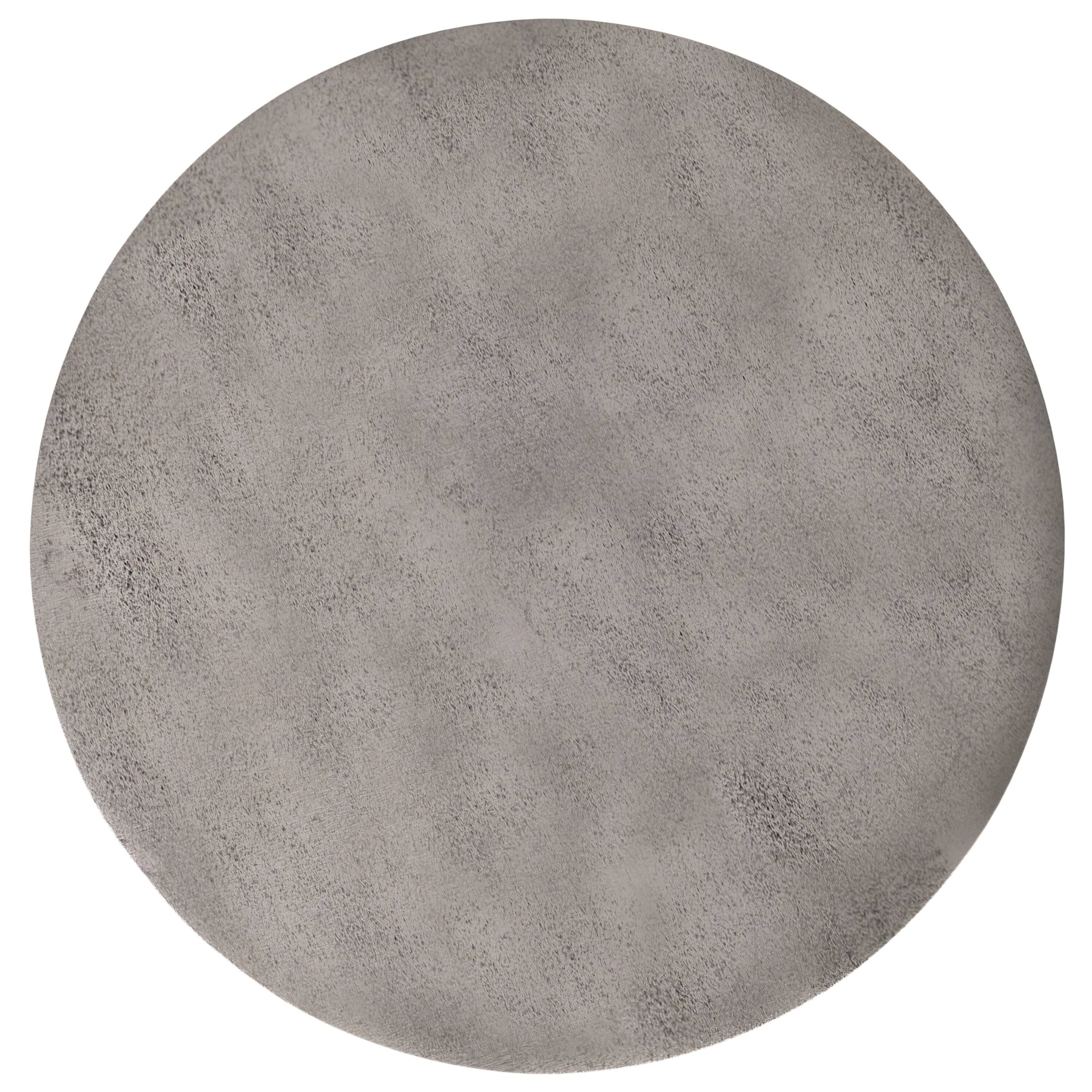 Alt View 1. Simpli Home - Morris 16.5 inch Wide Contemporary Metal Accent Table in Antique Silver Cast Aluminum, Assembled - Antique Silver.