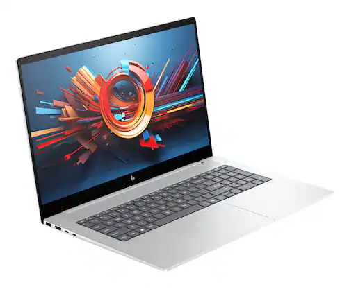 Front. HP - HP ENVY 17-da0097nr, Core Ultra 7, 32GB RAM, 1TB SSD, RTX 3050 4GB, Win 11 Home, 17" Touchscreen, Grade A - Silver.