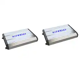 Hifonics - Zeus 2400 Watt Max Class D Monoblock Car Audio Amplifier (2 Pack)