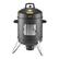 Front. VEVOR - Charcoal Smoker, 16" Vertical Charcoal BBQ Grill, Coated Steel Barbecue Smoker with 2 Grilling Grates, Thermometer - Black.