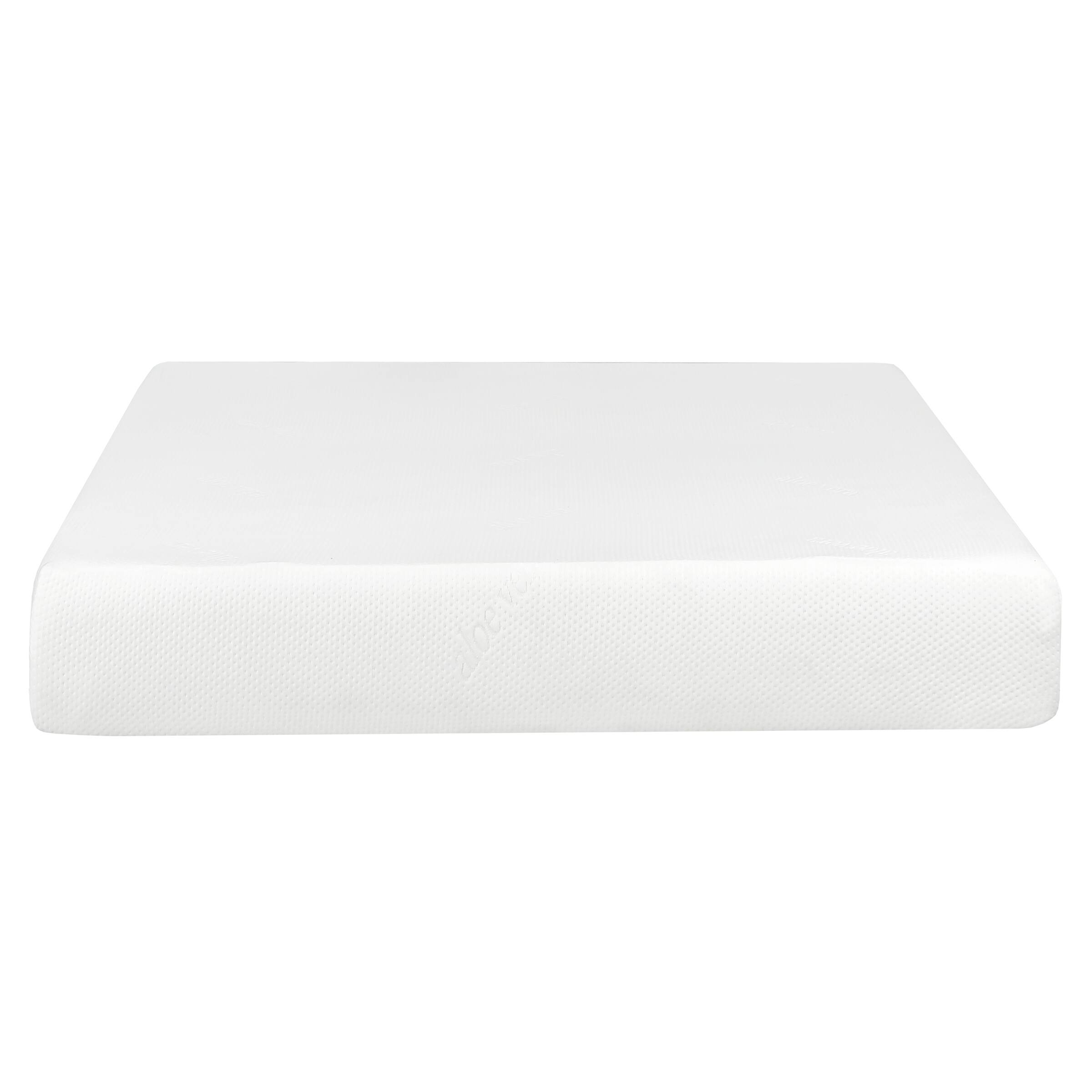 Alt View 4. Glintex - 10-Inch Plush Twin XL Gel Memory Foam Mattress with Cooling Technology and Aloe Vera Cover, CertiPUR-US Certifie - White.
