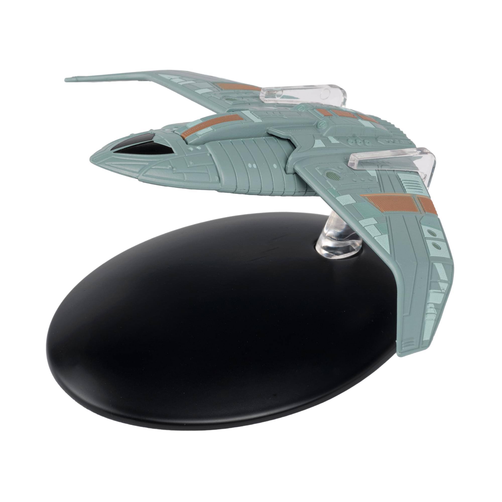 Alt View 2. Eaglemoss - Eaglemoss Star Trek Ship Replica | Bajoran Troop Transport - Grey.