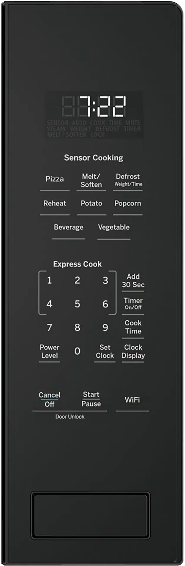 GE Profile 2.2 Cu. Ft. Built In Microwave with Sensor Cooking and Glass ...