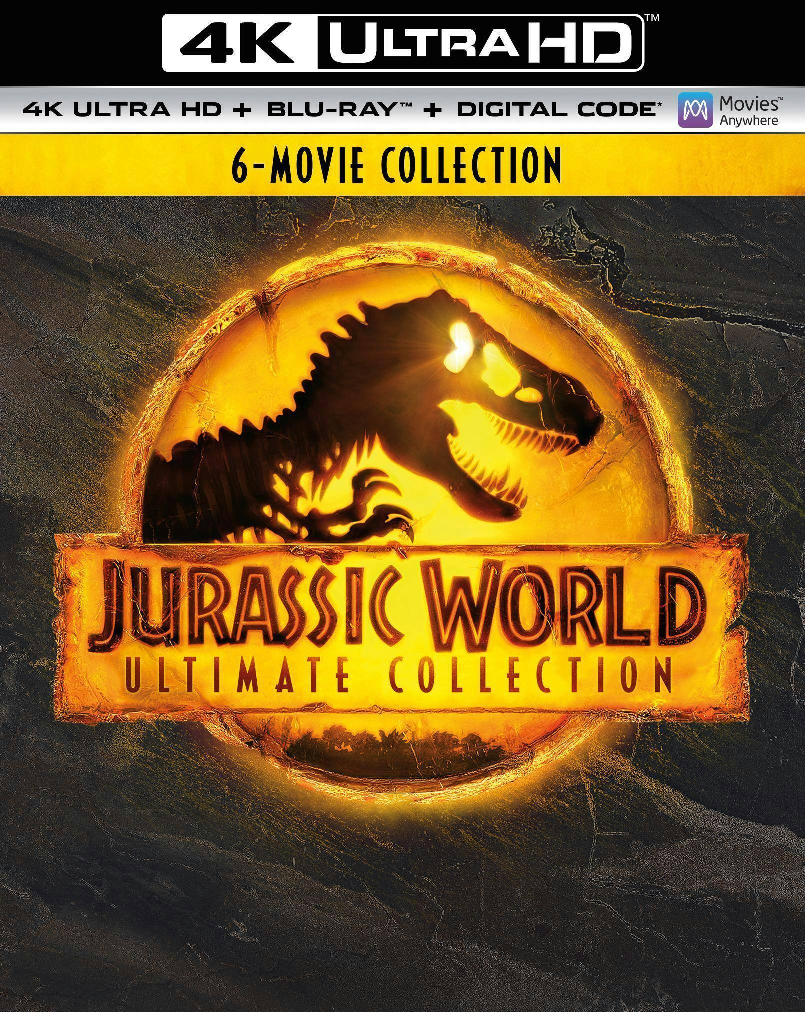 Angle. Jurassic World Ultimate Collection Premium Gift Set (Includes Limited Edition Velociraptor Statue) [UHD].