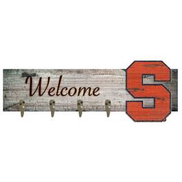 Fan Creations - Syracuse Orange 24" x 6" Mounted Coat Hanger - Multicolor