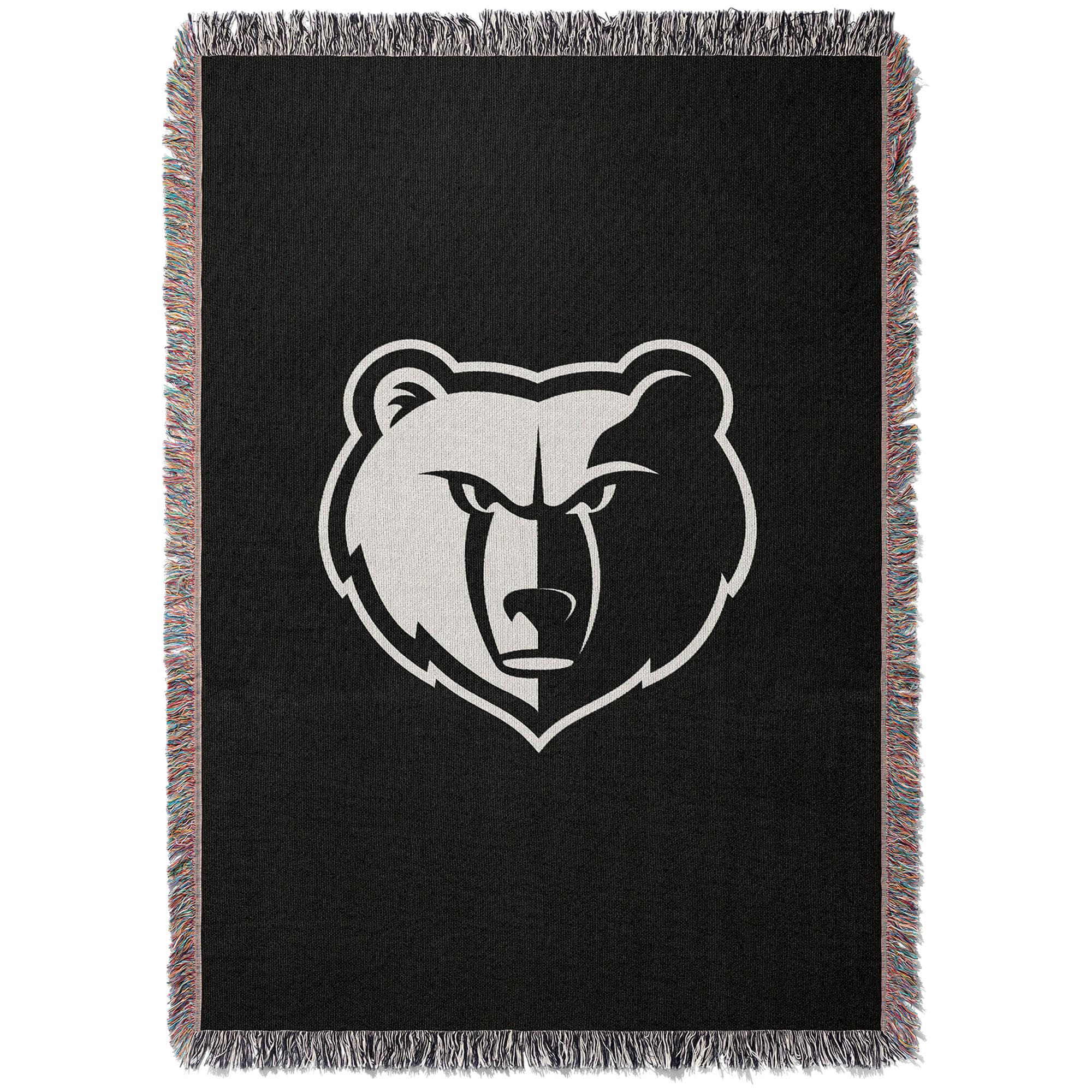 Chad & Jake - Memphis Grizzlies Woven Blanket - Black