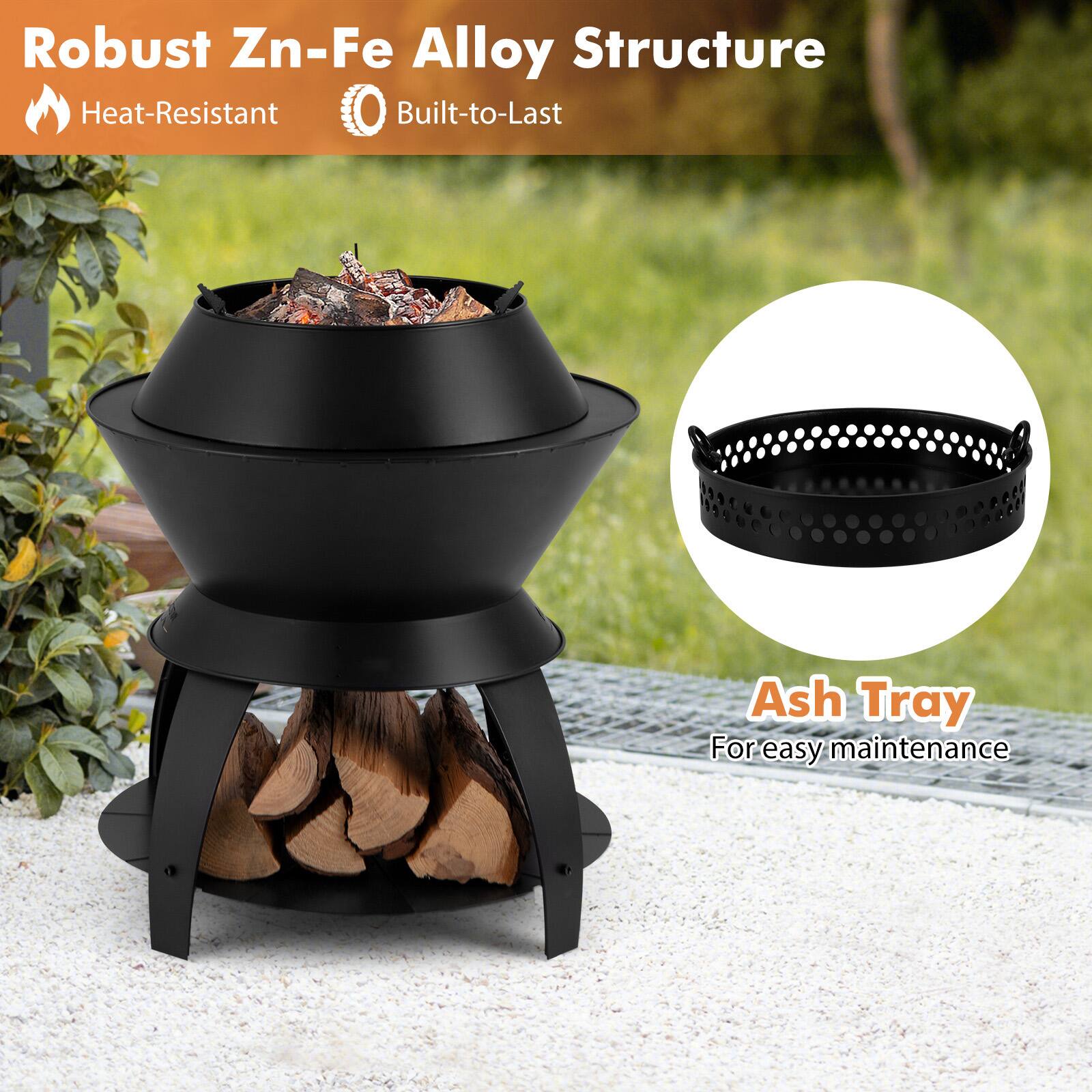 Robust Zn-Fe Alloy Structure  
Heat-Resistant  
Built-to-Last  

Ash Tray  
For easy maintenance