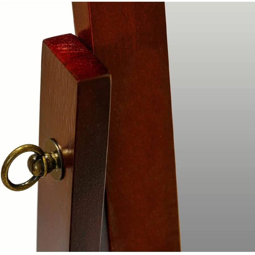 Left. Hivvago - Hivvago Modern Full Length Freestanding Bedroom Floor Cheval Mirror in Cherry - Cherry.