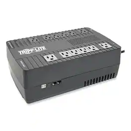 Tripp Lite - AVR750U AVR Series 750 VA 420 J Ultra-Compact 12-Outlet Line-Interactive UPS - Black