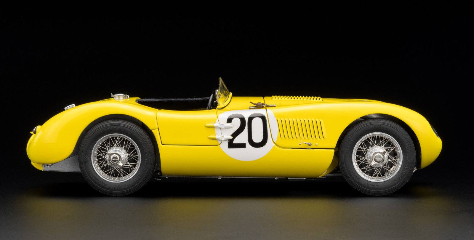 Alt View 2. CMC - Jaguar C-Type #20 R. Laurent, C. de Tornaco 24H of Le Mans France (1953) Ltd Ed 1,000 pcs 1/18 Diecast Model by CMC.