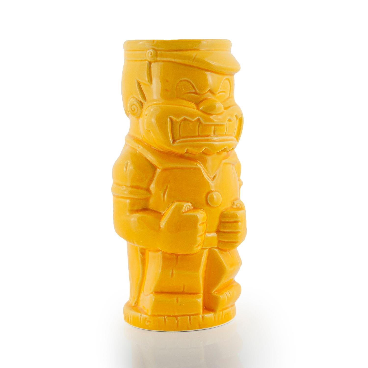 Alt View 1. ThinkGeek - Geeki Tikis Popeye's Bluto Mug | Ceramic Tiki Style Cup | Holds 23 Ounces - Orange.