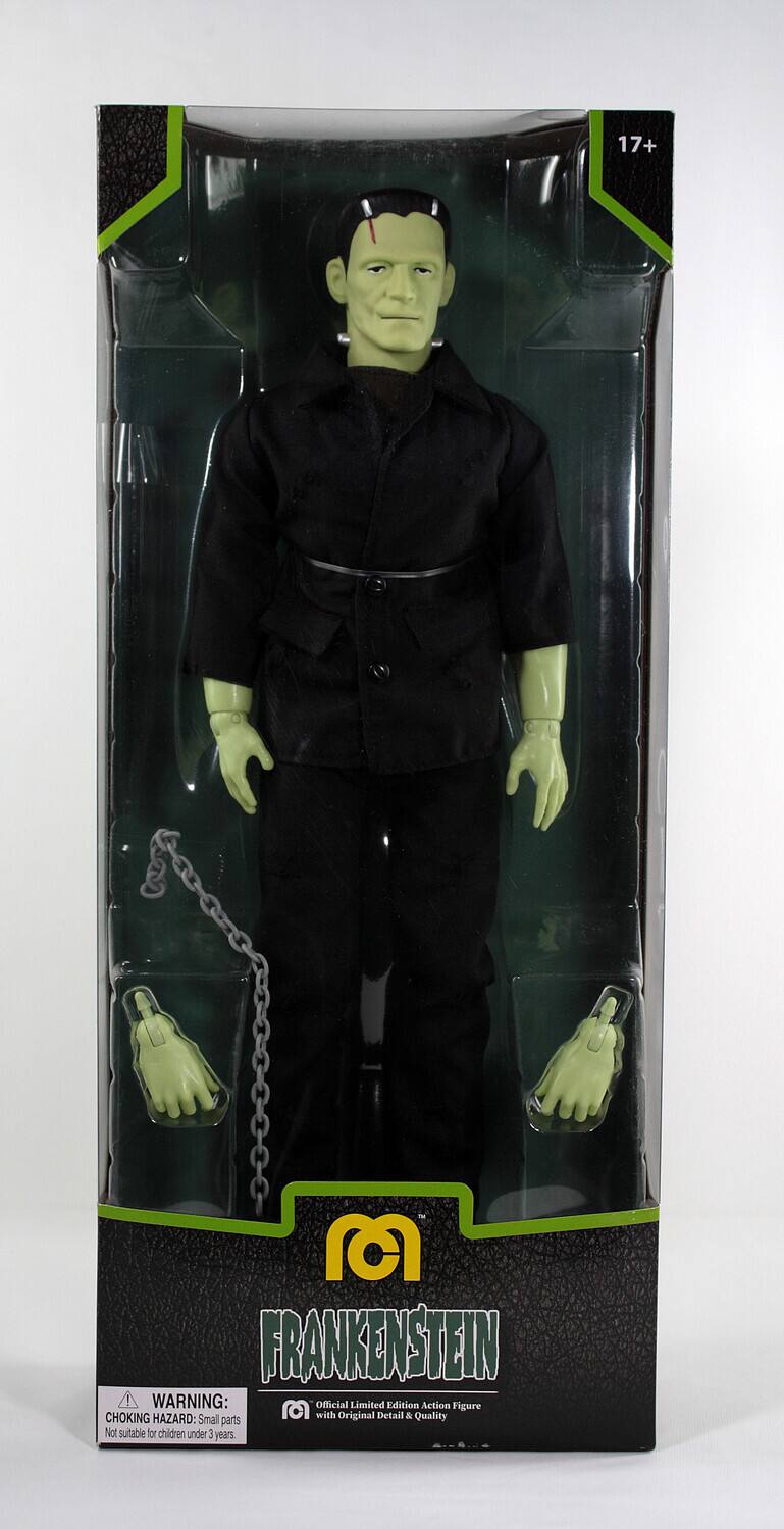 17+ M FRANKENSTEIN WARNING: Official Limited Edition Action Figure CHOKING HAZARD: with Original Detail & Quality Small parts Not suitable for children under 3 years