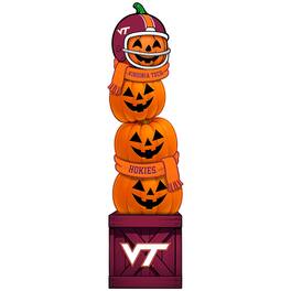 Fan Creations - Virginia Tech Hokies 31" Stacked Pumpkin Leaner - Multicolor