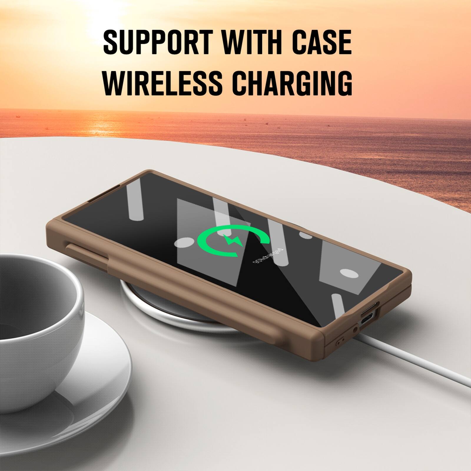 SUPPORT WITH CASE WIRELESS CHARGING

90% charged