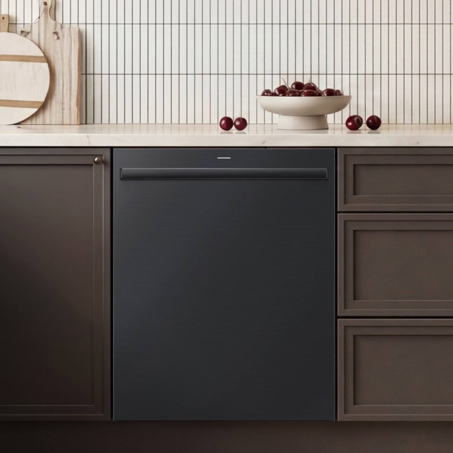 Alt View 13. Samsung - 38 dBA Bespoke AI Dishwasher with 3rd Rack Washing System - Matte Black Steel.