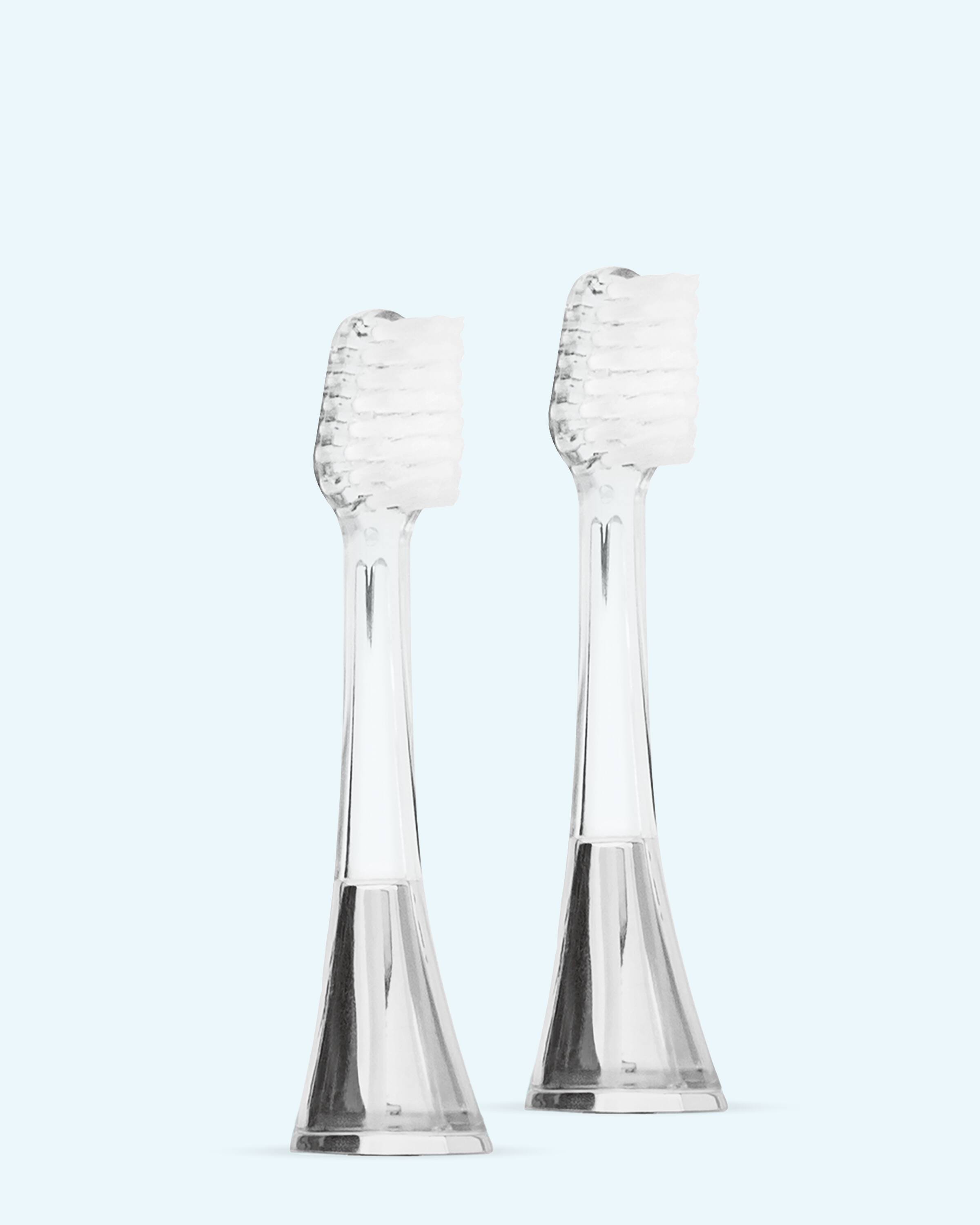 SuperSmile - Zina45™ Sonic Pulse Toothbrush Replacement Heads (2 pack) - Chrome Silver price history on PriceWatchPro