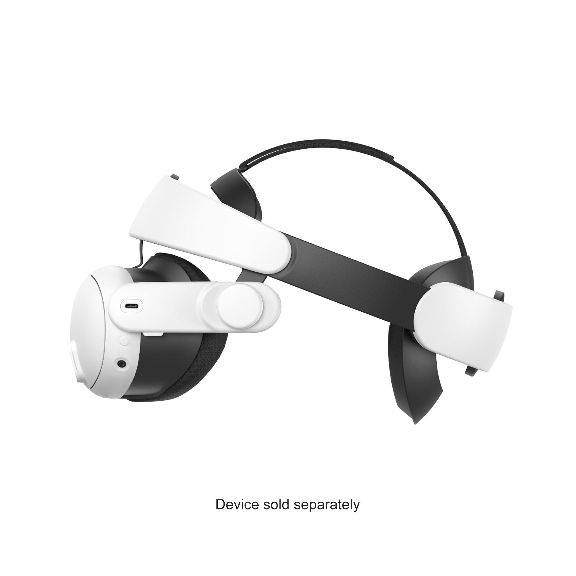 The text "Device sold separately" is displayed on the image.