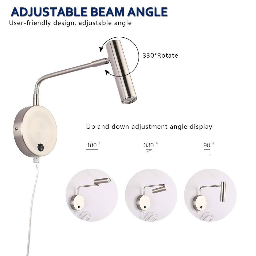 ADJUSTABLE BEAM ANGLE

User-friendly design, adjustable angle

330° Rotate

Up and down adjustment angle display

180°

330°

90°