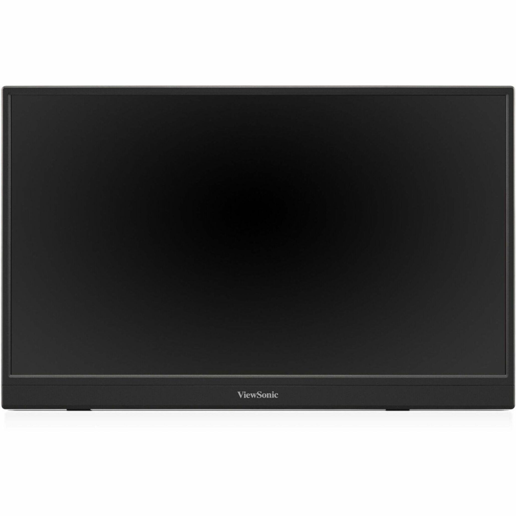 Alt View 19. ViewSonic - VA1653 16" IPS FHD Portable Monitor  (USB-C, Mimi HDMI) - Black.