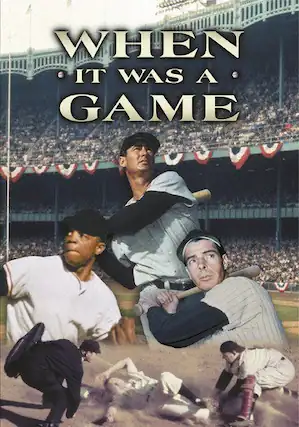 Front. When It Was a Game - DVD.
