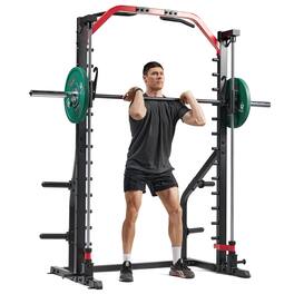 Sunny Health & Fitness - Premium Home Use Strength Training Smith Machine - Black