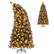 Front. Costway - 6 FT Artificial Halloween Tree with Bendable Top Section 726 Branch Tips 260 Lights - Black.