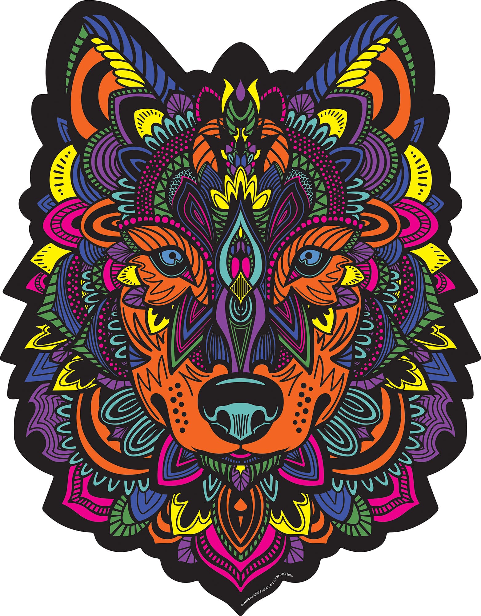 TCG Toys - SHAPES PUZZLE- WOLF