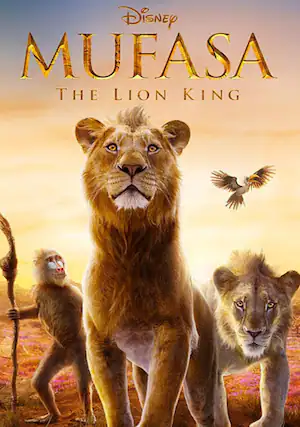 Front. Mufasa: The Lion King - DVD.