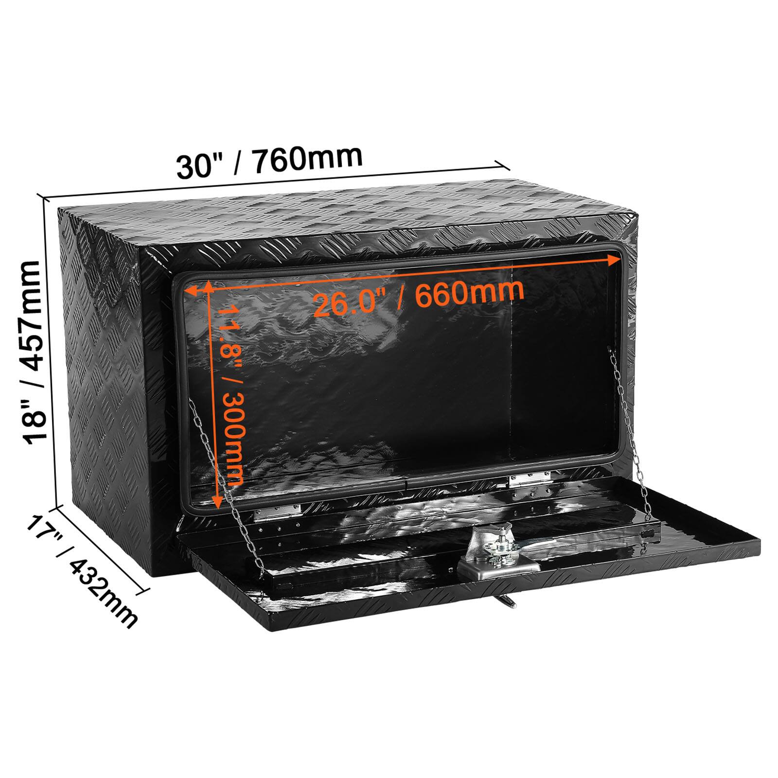 30" / 760mm
11.8" / 300mm
17" / 432mm
26.0" / 660mm
18" / 457mm