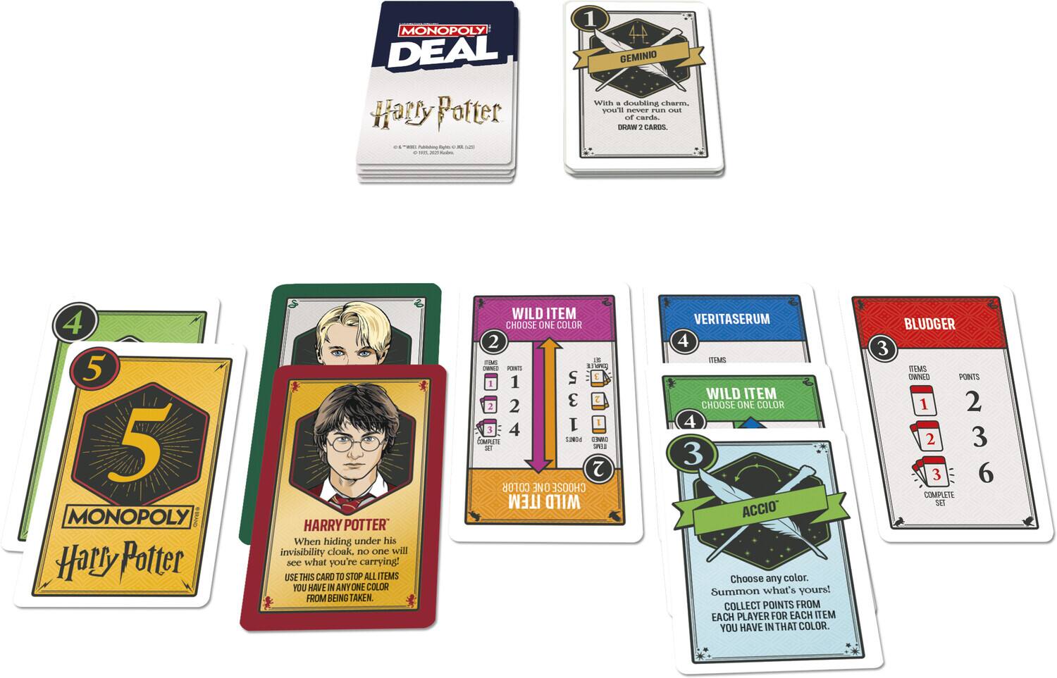 Hasbro Monopoly Deal: Harry Potter Edition Card Game GAMES (MISC ...