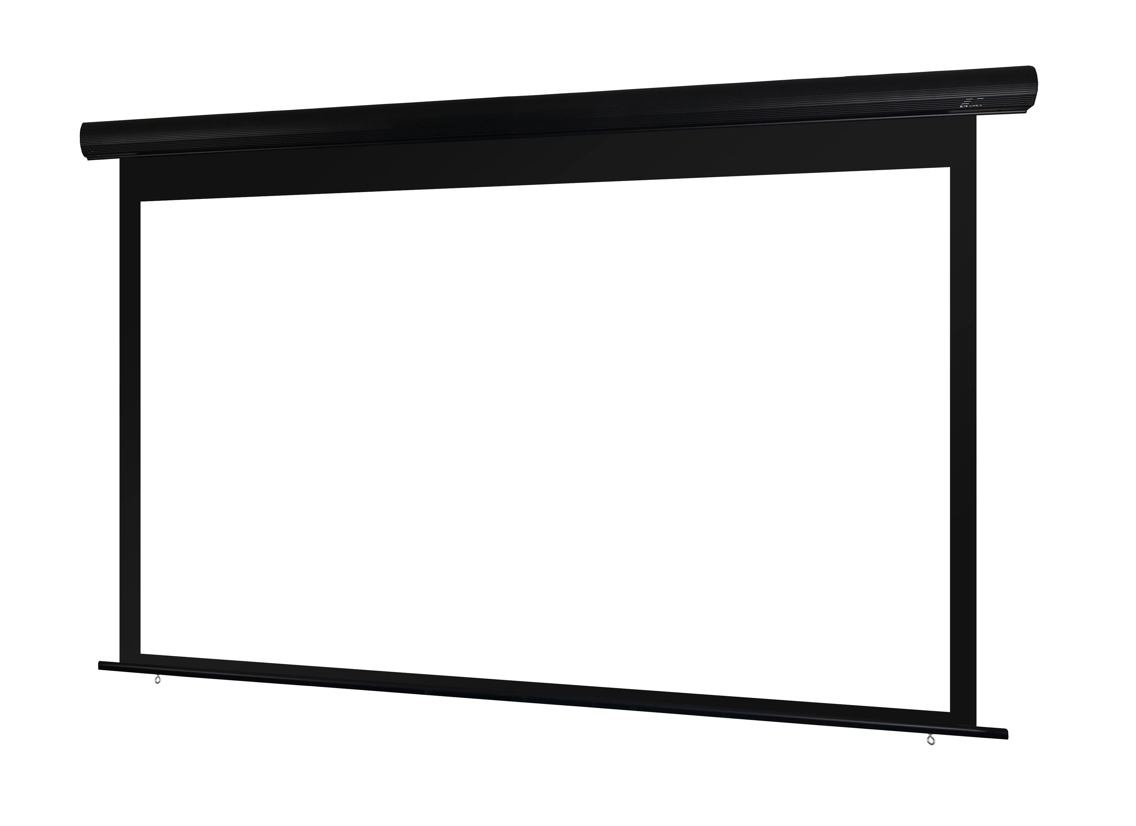 Left. Elite Screens - Yard Master Electric Outdoor Matte White Screen, 165" diag., 16:9, RF Remote, 12v trigger, IP33 Rated, OMS165H-ELECTRIC - Black.