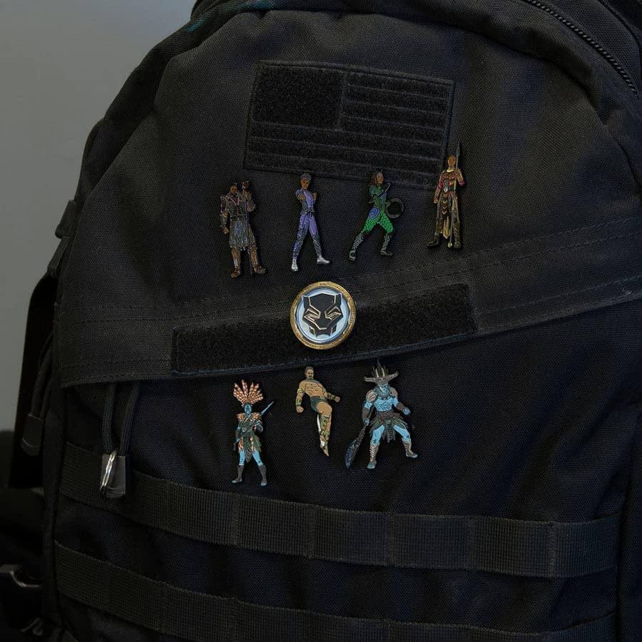 Alt View 10. Marvel - Marvel Black Panther Wakanda Forever 8 Pin Set - Blue.