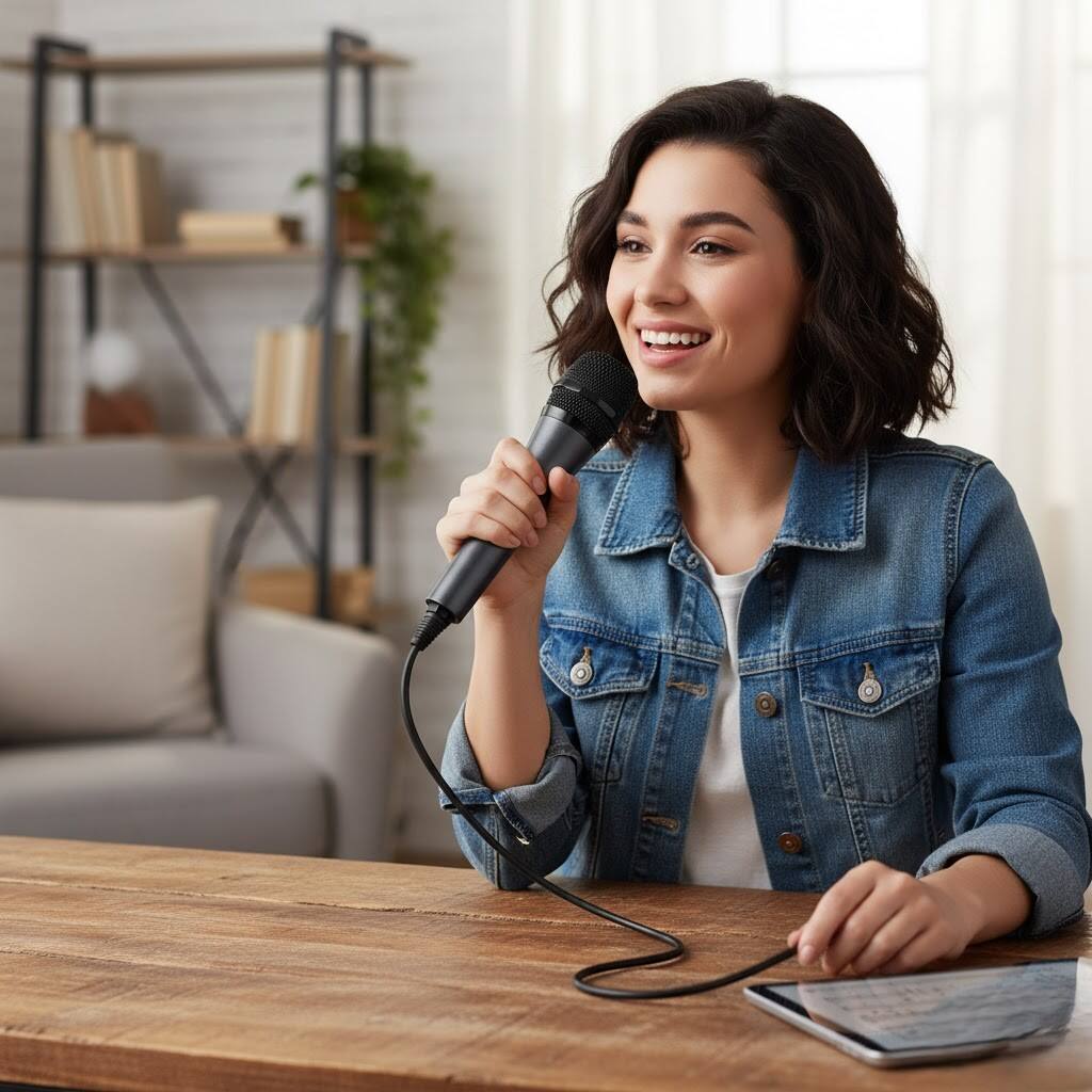 Alt View 1. Karaoke USA - KARAOKE USA M187 PROFESSIONAL DYNAMIC MICROPHONE WITH CORD.