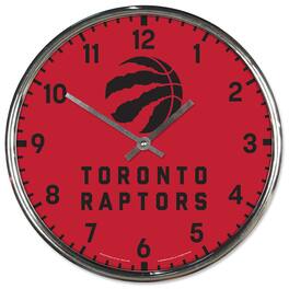 WinCraft - Toronto Raptors Chrome Wall Clock - Multicolor