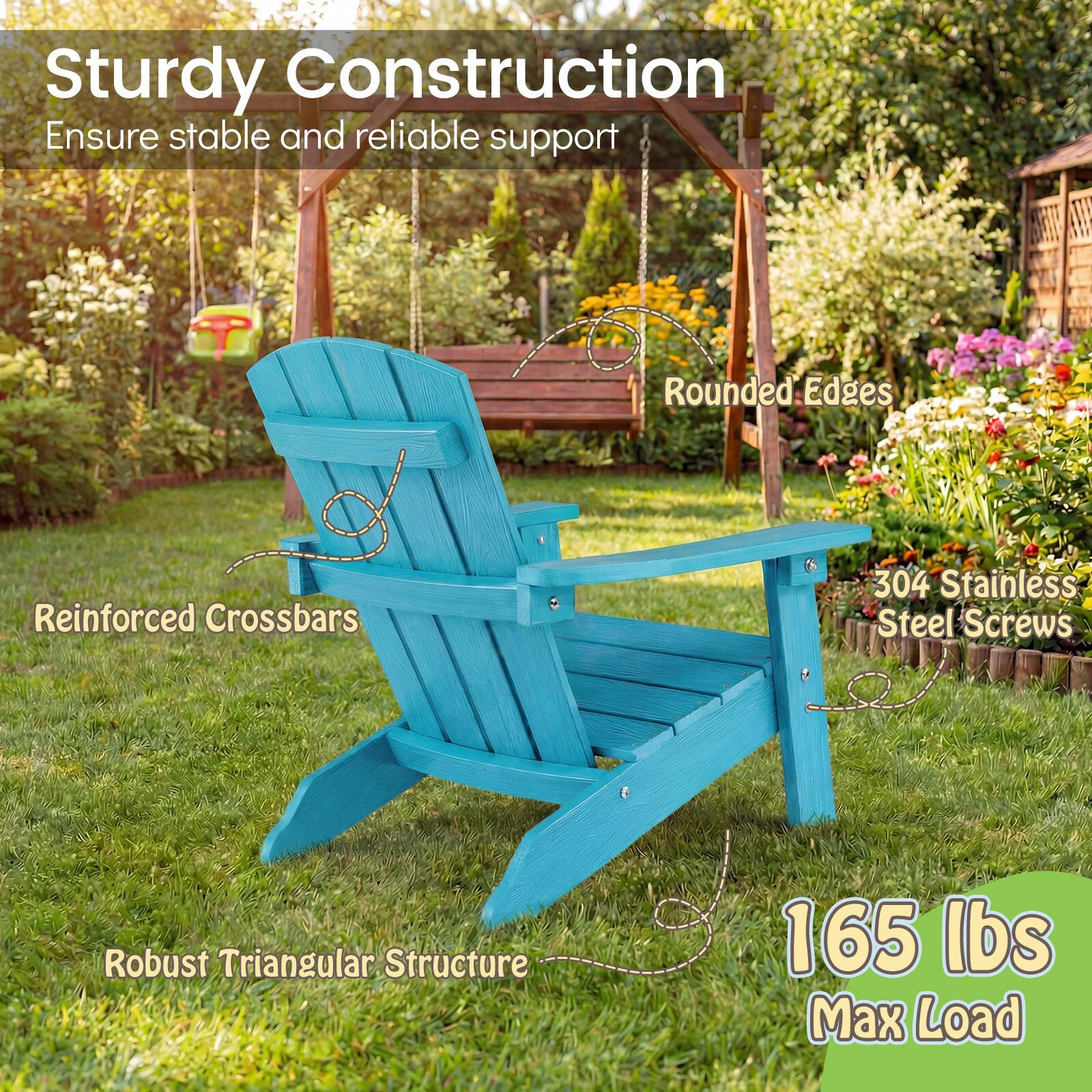 Sturdy Construction  
Ensure stable and reliable support  

Rounded Edges  

Reinforced Crossbars  

304 Stainless Steel Screws  

Robust Triangular Structure  

165 lbs Max Load