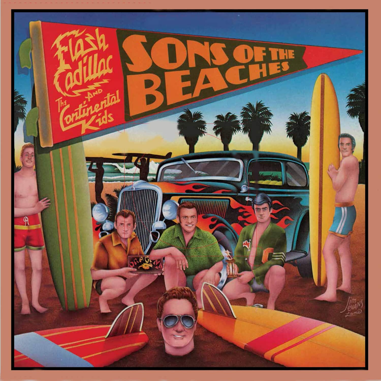 Flash Cadillac / Continental Kids - Sons Of The Beaches   - VINYL LP price history on PriceWatchPro
