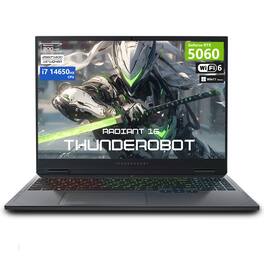 Thunderobot - Radiant 16 16" WQXGA Gaming Laptop - Intel Core i7-14650HX with 64GB RAM - NVIDIA GeForce RTX 5060 - 4TB SSD - Black