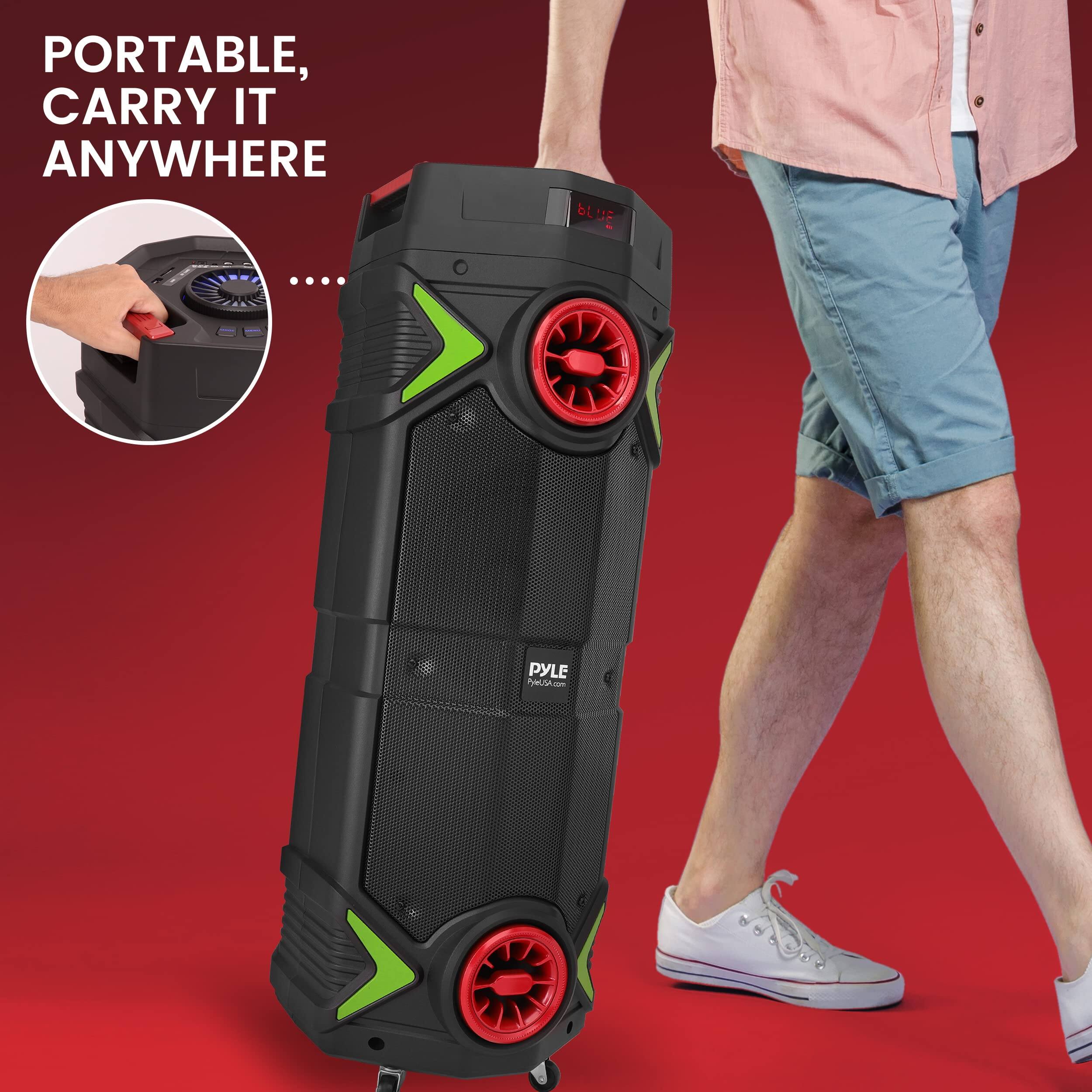 PORTABLE, CARRY IT ANYWHERE

PYLE

PYLE