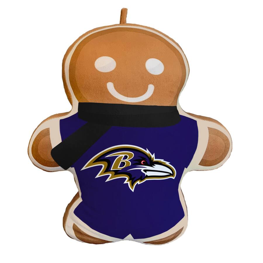 Baltimore Ravens Gingerbread Man Christmas Tree Ornament – NFL Football – NEW