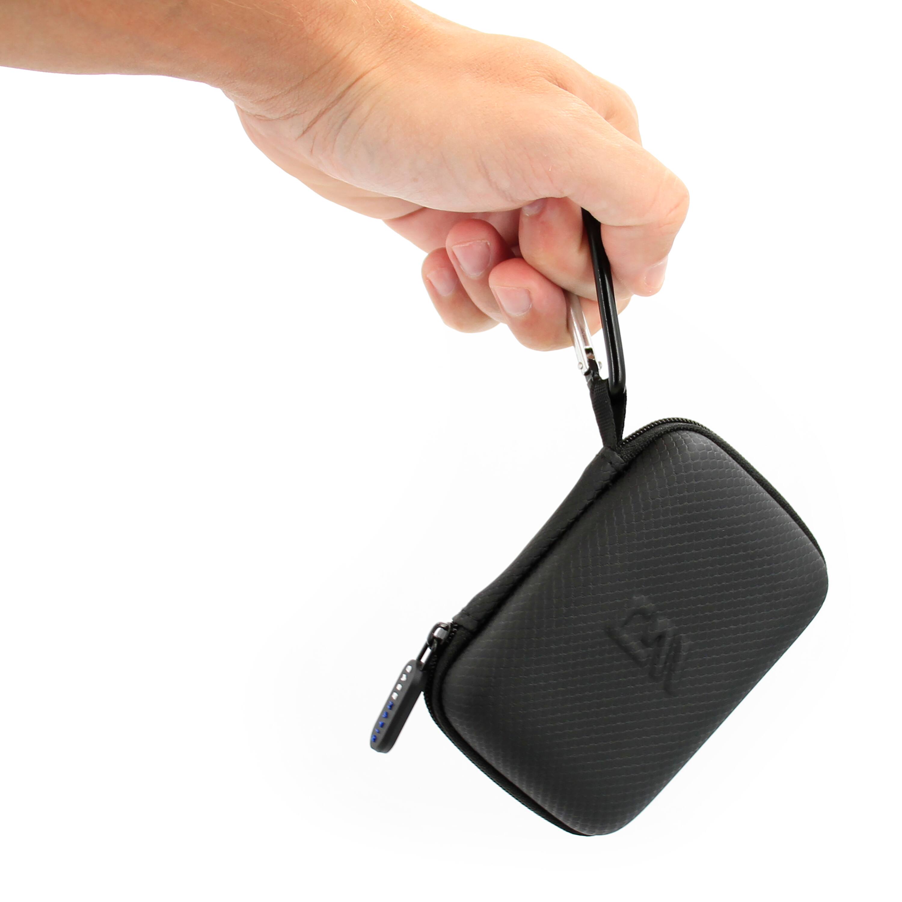 Alt View 5. CASEMATIX - Portable SSD Hard Drive Case for Samsung T5 EVO Portable External Solid State Drive | Protective Storage with Carabiner.