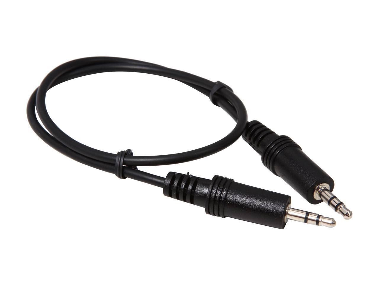 Alt View 1. Cables to Go - C2G 40411 1.5 ft. 3.5mm Stereo Audio Cable Male to Male.