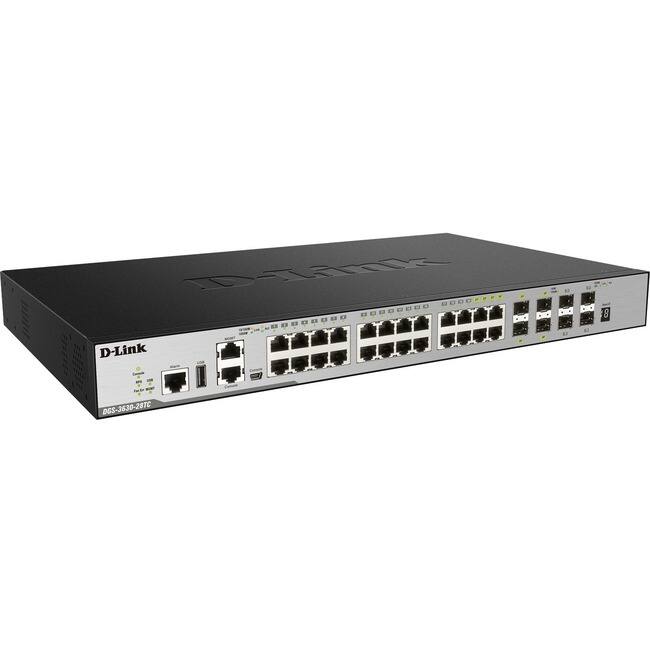 D-Link  
8  
DGS-3630-28TC