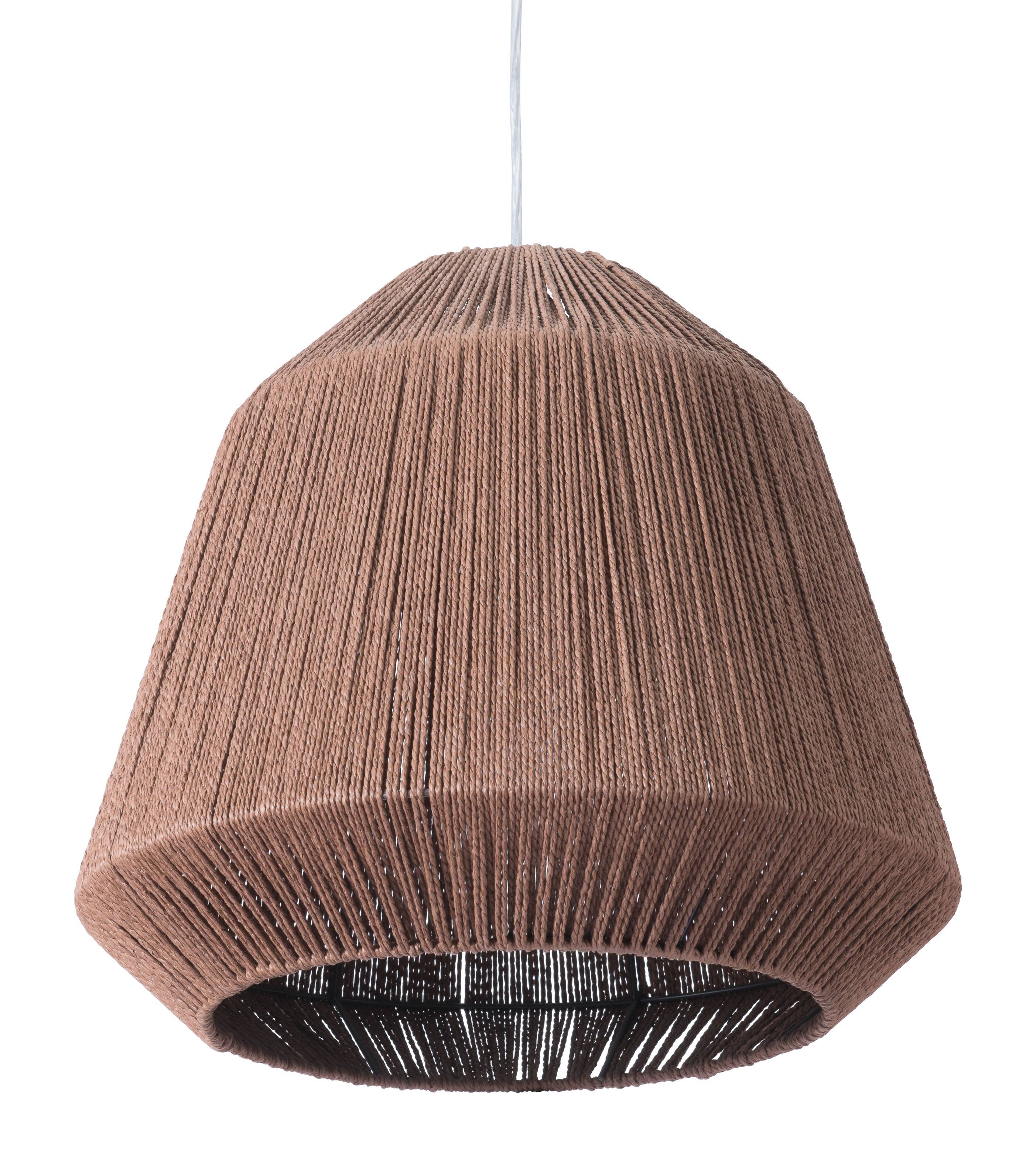 Back. Hivvago - Impala Ceiling Lamp Brown - Brown.