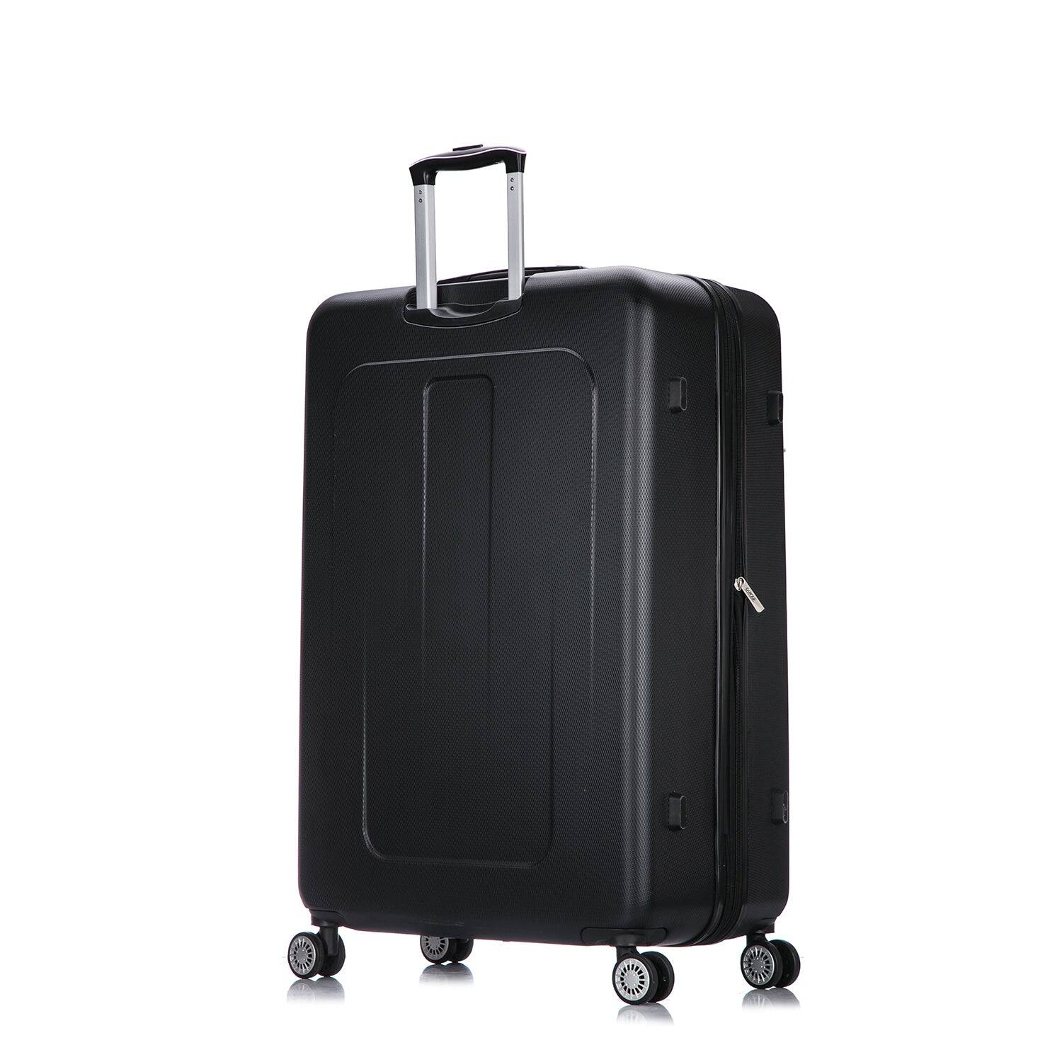 Alt View 1. DUKAP - Crypto Lightweight Hardside Spinner Luggage 32" - BLACK.