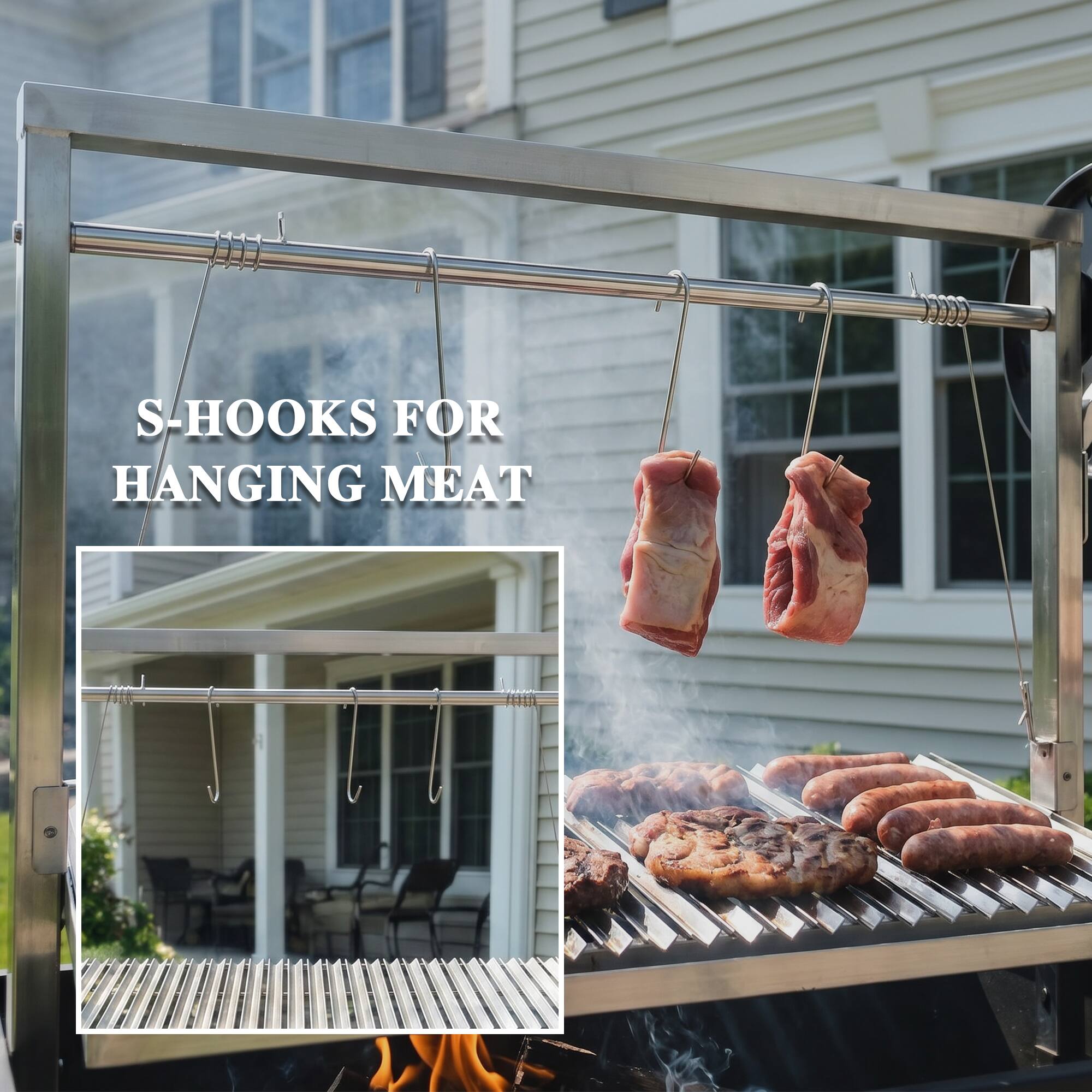 S-Hooks for Hanging Meat