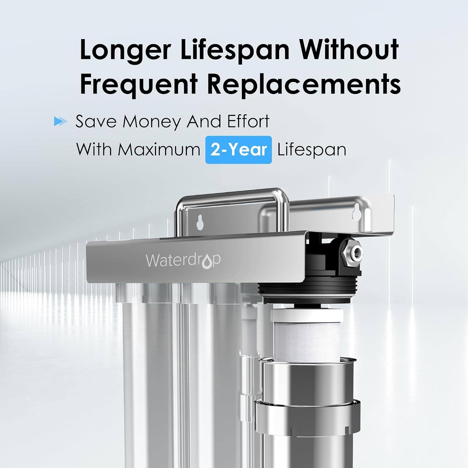 Longer Lifespan Without Frequent Replacements Save Money And Effort With Maximum 2-Year Lifespan