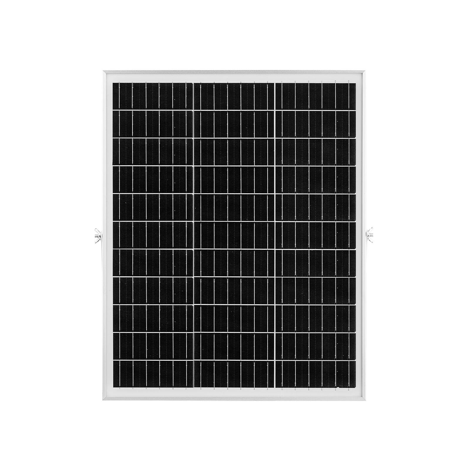 Alt View 5. VEVOR - 25W 12V Solar Panel Battery Charger, Solar Battery Trickle Charger Maintainer with Intelligent MPPT Controller - White.