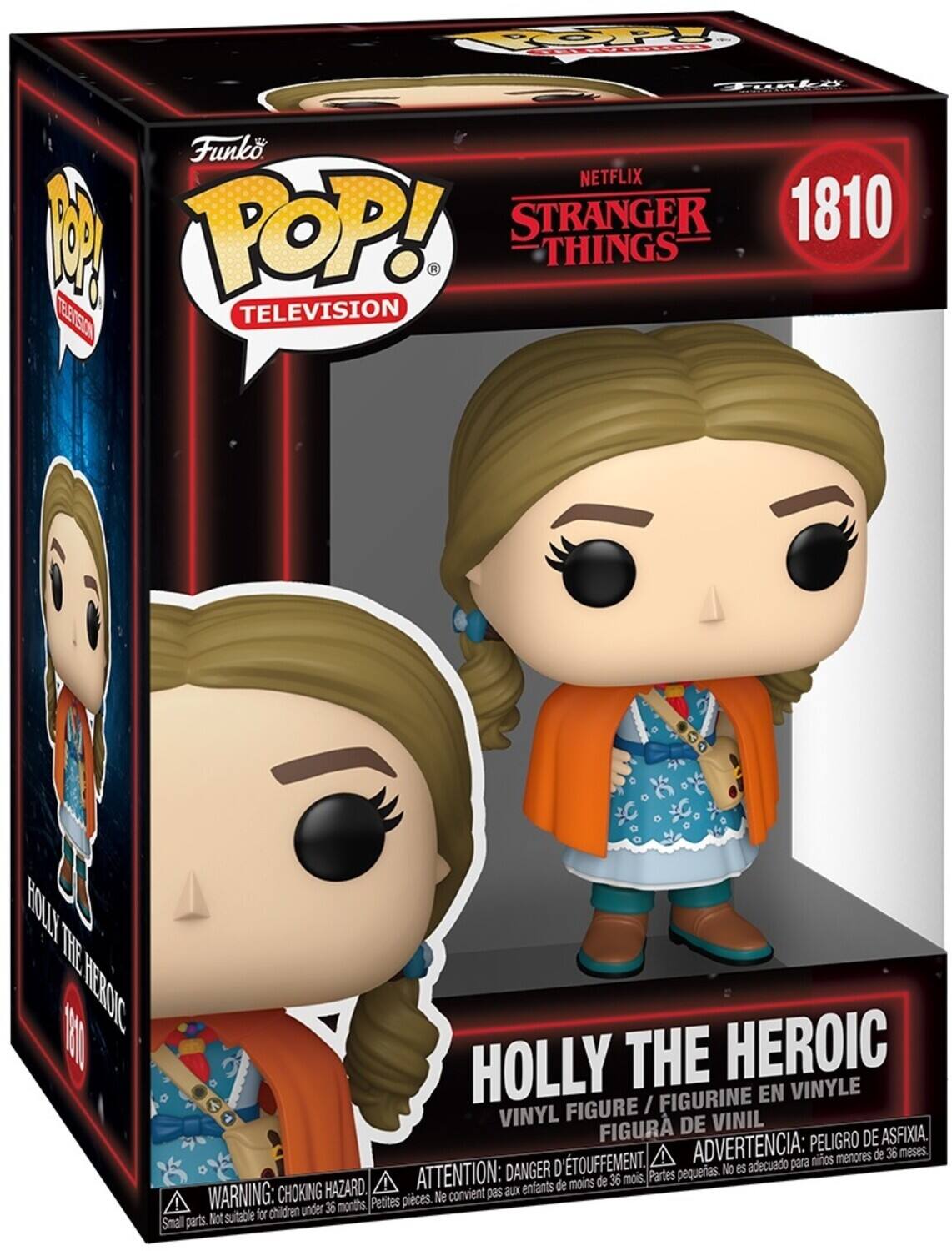 40 POP! STRANGER THINGS 1810 Holly The Heroic VINYL FIGURE / FIGURINE EN VINYLE FIGURA DE VINIL

NETFLIX

WARNING: CHOKING HAZARD. Small parts. Not suitable for children under 36 months.