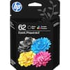 hp 1 T Z Toia S7A 3R W D n am MA OHA RL Mwa Black Tri-color 62 Noir Tricolore 2-pack / Paquet de 2