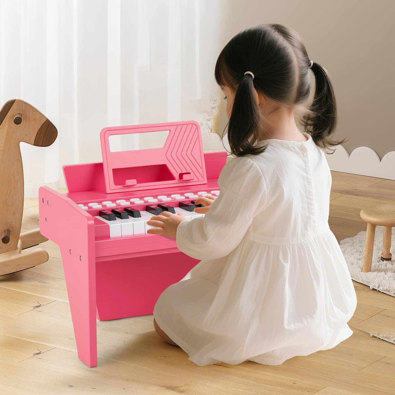 Alt View 8. Ecooso - 25-Key Kids Keyboard Piano, Adjustable Tempo and Volume, Beginner Music Toy.
